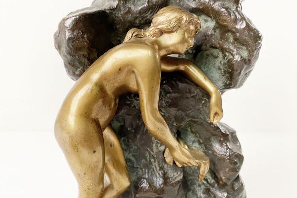 Bronzefigur von Ernest Wante